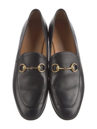 Gucci Horsebit Accent Leather Loafers