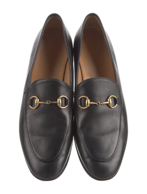 Gucci Horsebit Accent Leather Loafers