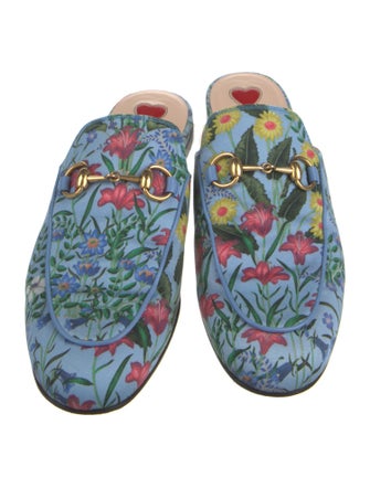 Gucci Flora Print Mules