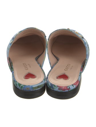 Gucci Flora Print Mules