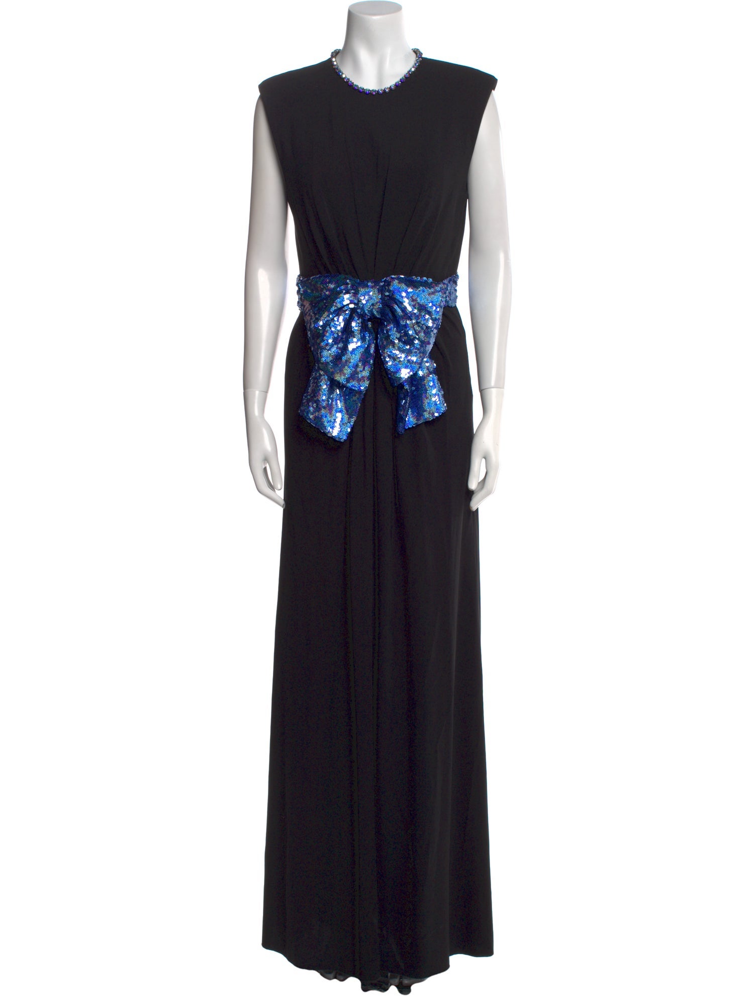 Gucci Colorblock Pattern Long Dress