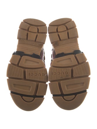 Gucci Leather Colorblock Pattern Chunky Sneakers