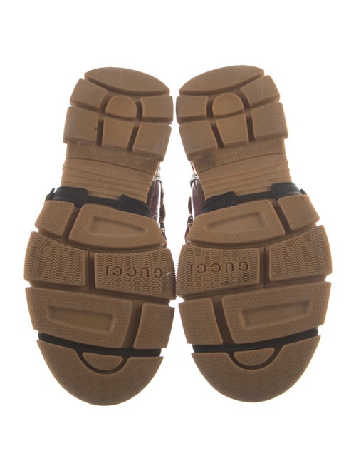 Gucci Leather Colorblock Pattern Chunky Sneakers