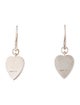 Gucci Trademark Heart Drop Earrings