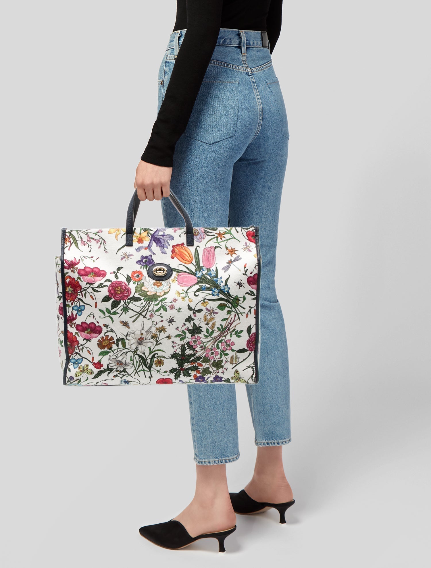 Gucci Flora Flora Tote Large