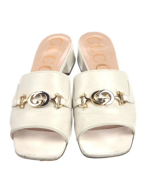 Gucci Interlocking G Horsebit Leather Slides