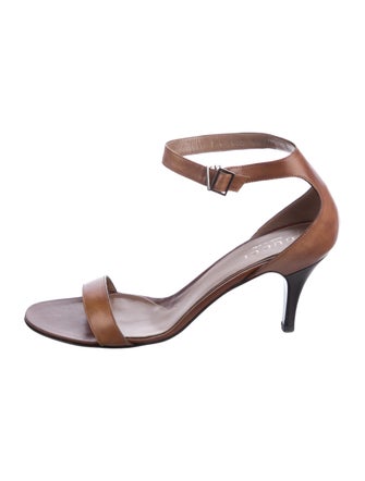 Gucci Horsebit Accent Leather Sandals