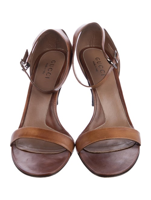 Gucci Horsebit Accent Leather Sandals