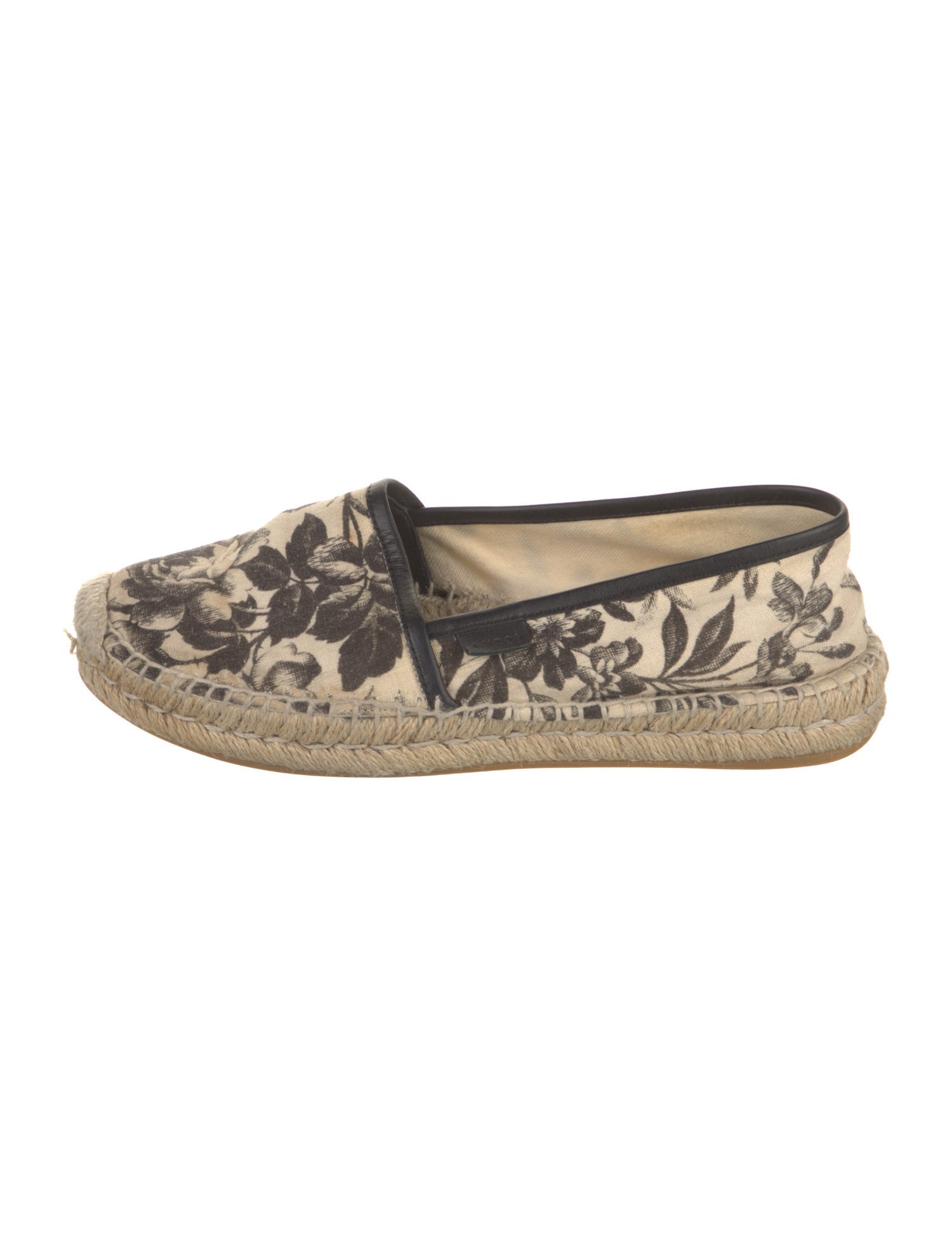 Gucci Canvas Floral Print Espadrilles
