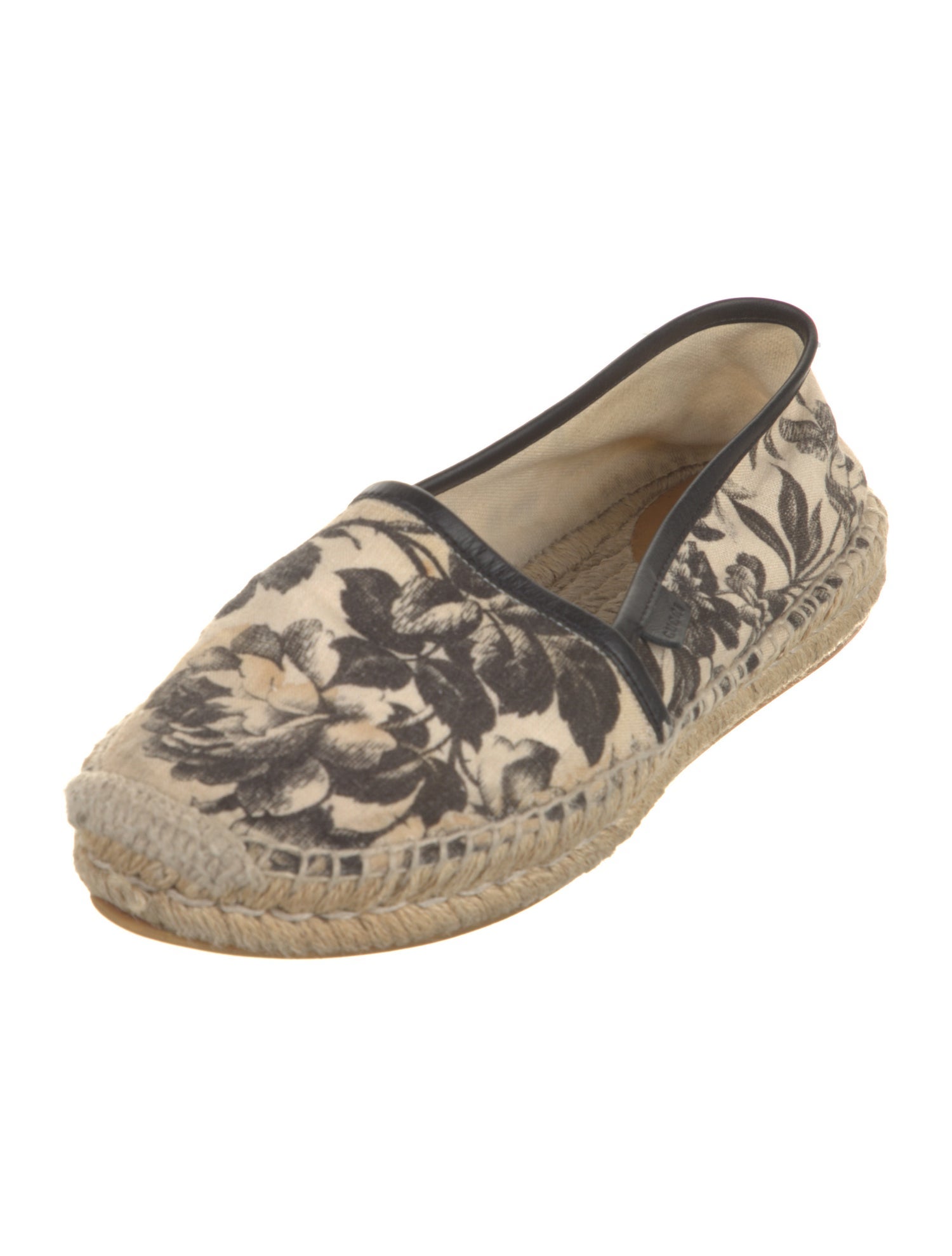 Gucci Canvas Floral Print Espadrilles