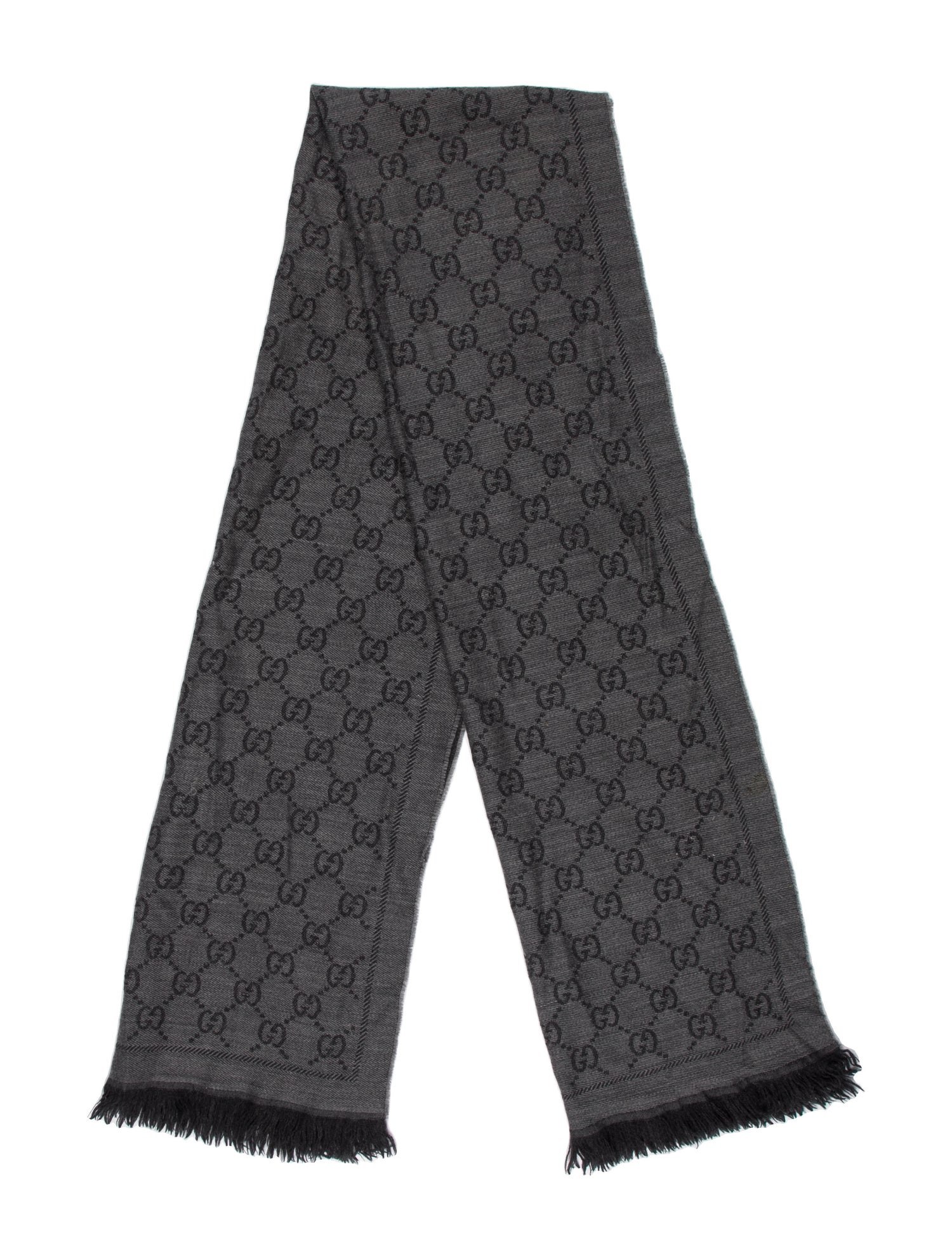 Gucci Wool Printed Scarf