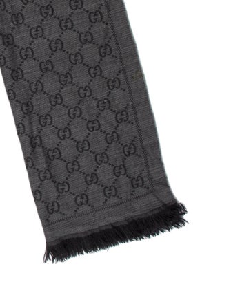 Gucci Wool Printed Scarf