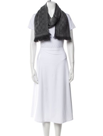 Gucci Wool Printed Scarf