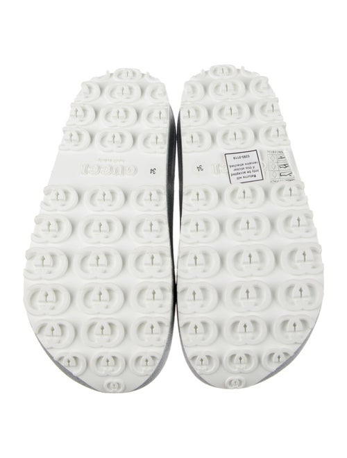 Gucci Interlocking G Logo Glitter Mules
