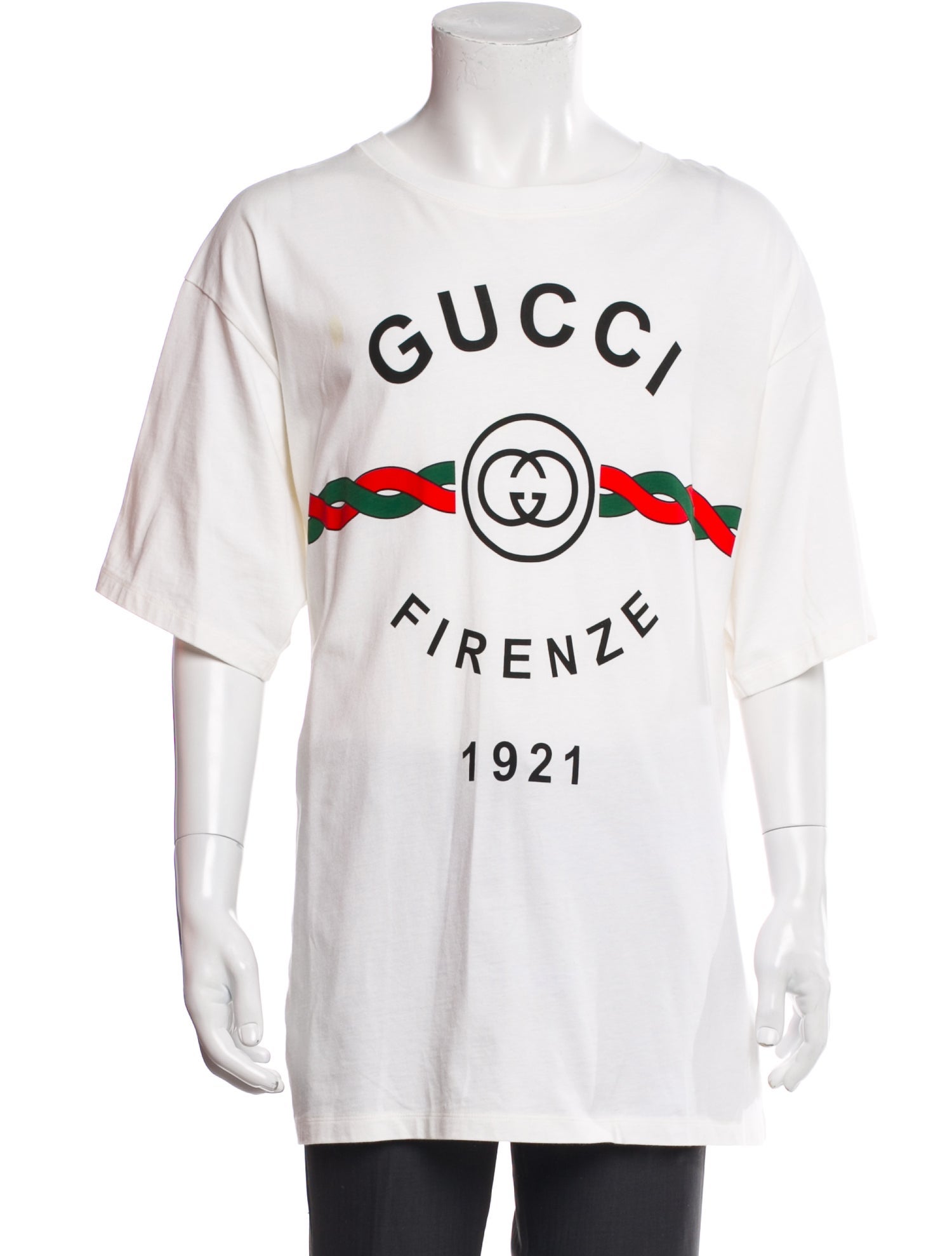 Gucci Web Accent Crew Neck T-Shirt