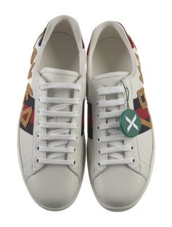 Gucci Sylvie Web Accent Leather Sneakers