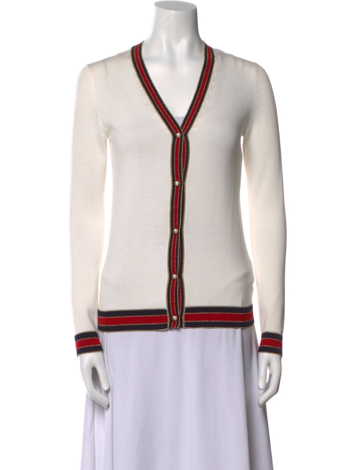 Gucci Wool Colorblock Pattern Sweater