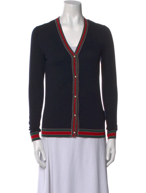Gucci Wool Colorblock Pattern Sweater