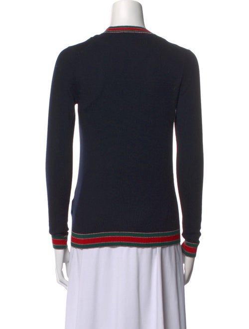 Gucci Wool Colorblock Pattern Sweater