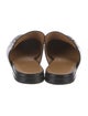 Gucci Horsebit Accent Leather Slippers