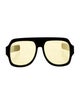Gucci Web Accent Oversize Sunglasses