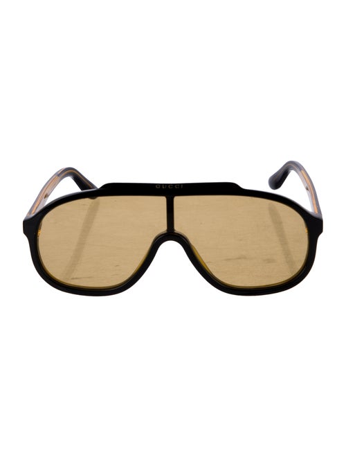 Gucci Shield Tinted Sunglasses