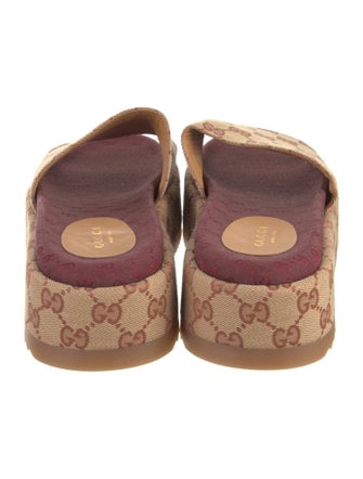 Gucci GG Canvas Canvas Slides