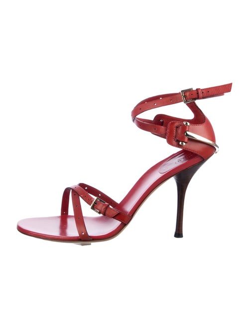 Gucci Horsebit Accent Leather Sandals