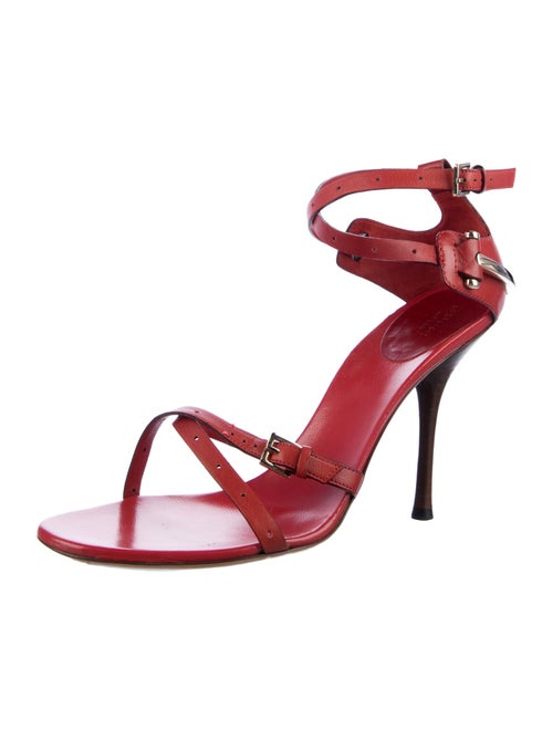 Gucci Horsebit Accent Leather Sandals