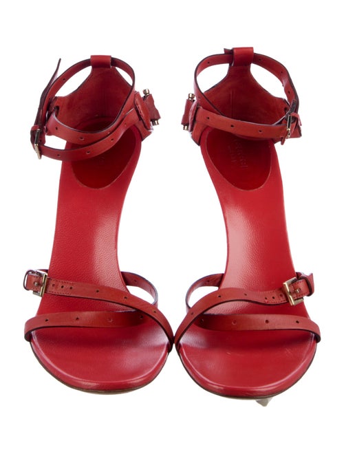 Gucci Horsebit Accent Leather Sandals