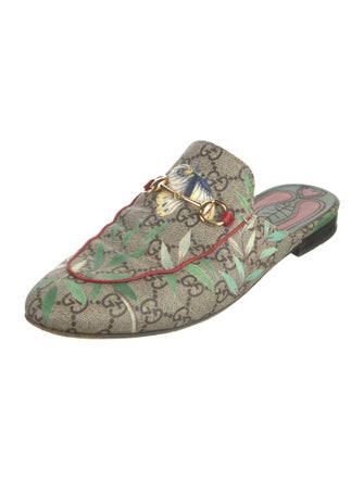 Gucci GG Supreme Mules