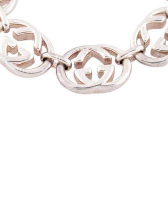 Gucci Interlocking GG Britt Chain Link Bracelet