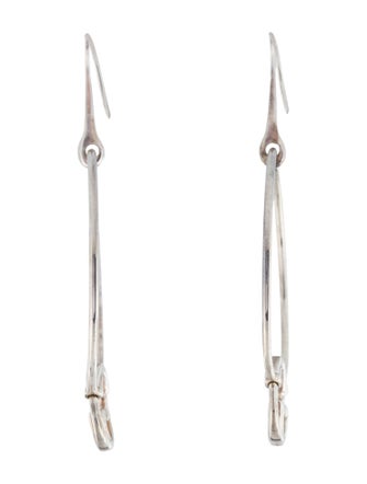 Gucci Britt Interlocking G Logo Hoop Earrings