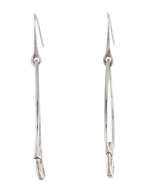 Gucci Britt Interlocking G Logo Hoop Earrings