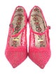 Gucci Lace Lace Pattern Pumps