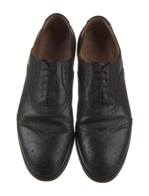 Gucci Leather Eyelet Trim Brogues