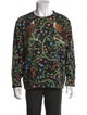 Gucci Floral Print Crew Neck Sweatshirt