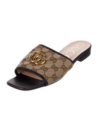 Gucci GG Canvas Canvas Slides