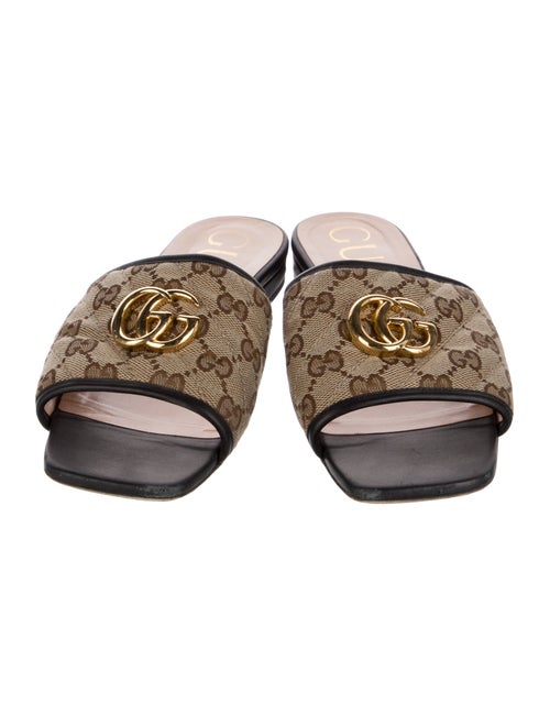 Gucci GG Canvas Canvas Slides