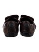 Gucci Web Accent Leather Loafers