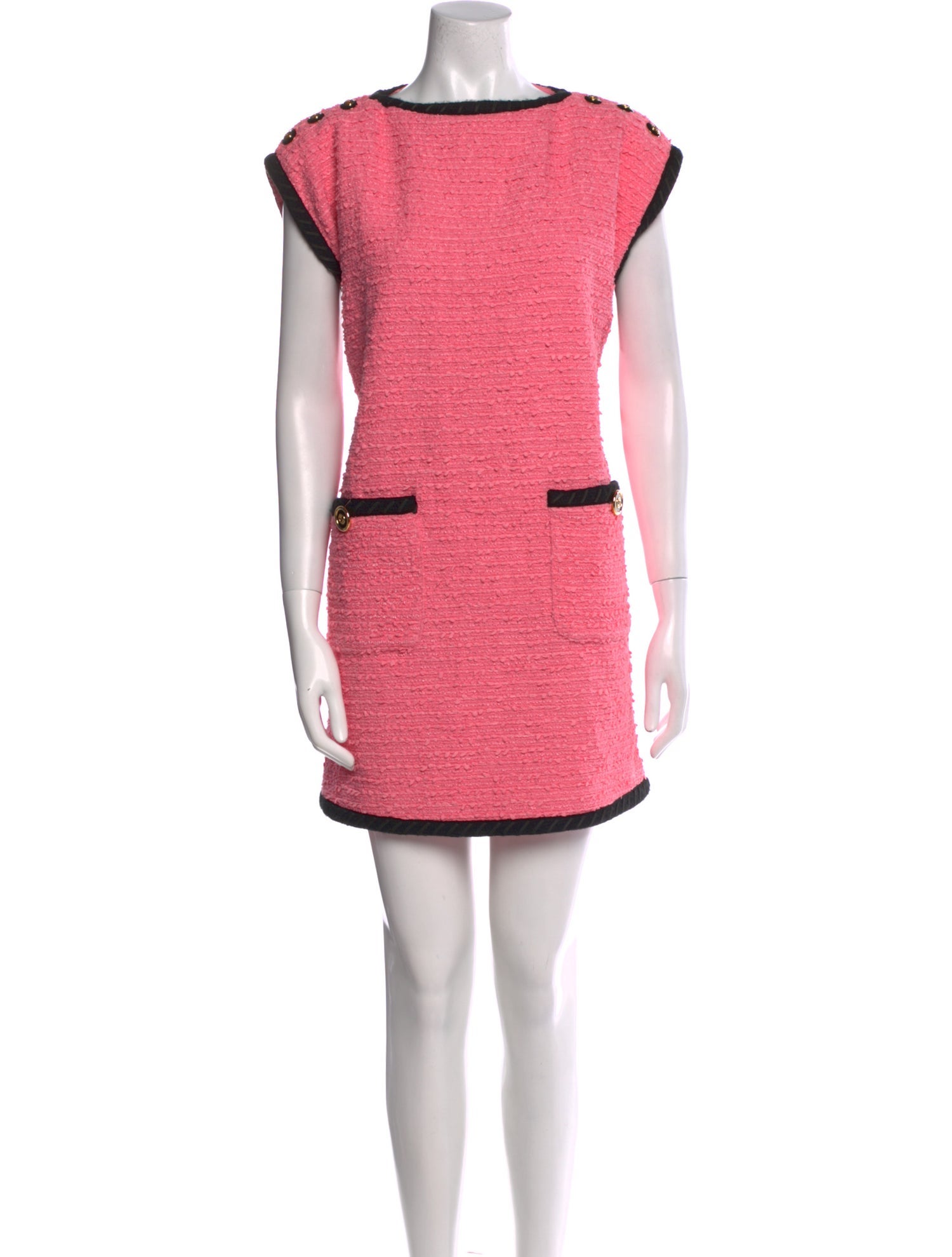 Gucci Bateau Neckline Mini Dress