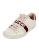 Gucci Sylvie Web Accent Leather Sneakers