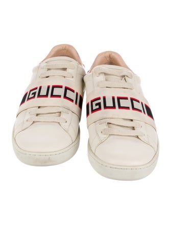 Gucci Sylvie Web Accent Leather Sneakers