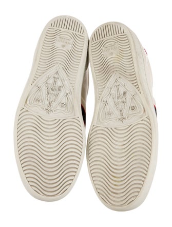 Gucci Sylvie Web Accent Leather Sneakers