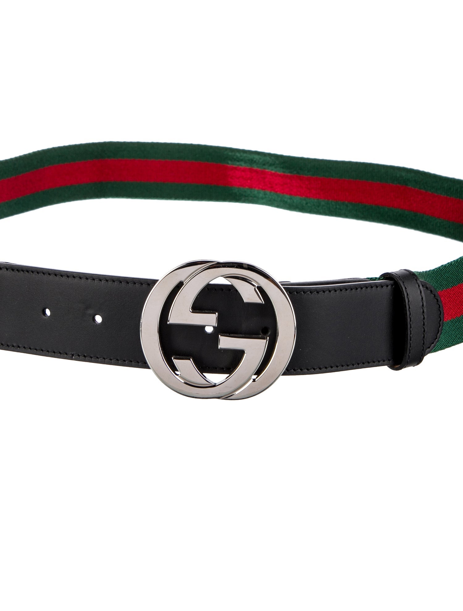 Gucci Web Accent Belt