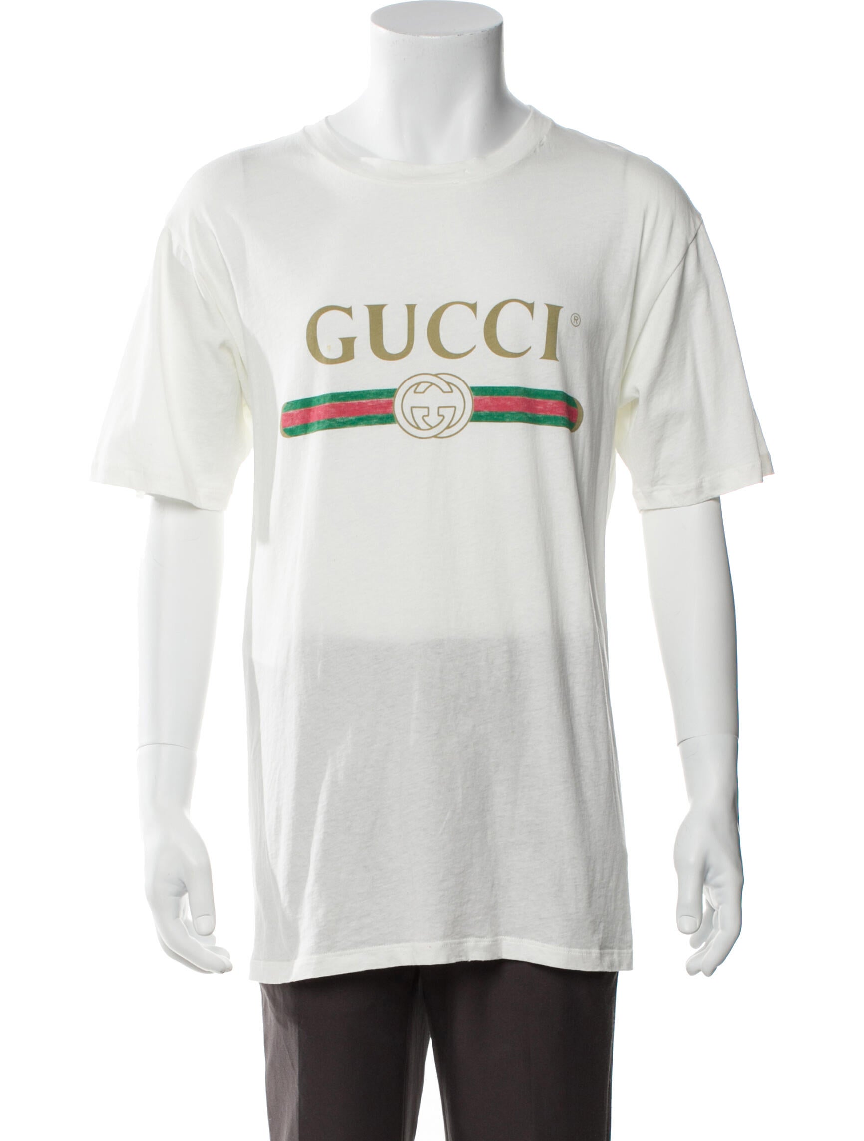 Gucci Web Accent Crew Neck T-Shirt
