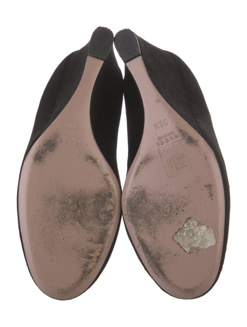 Gucci Interlocking G Logo Suede Pumps