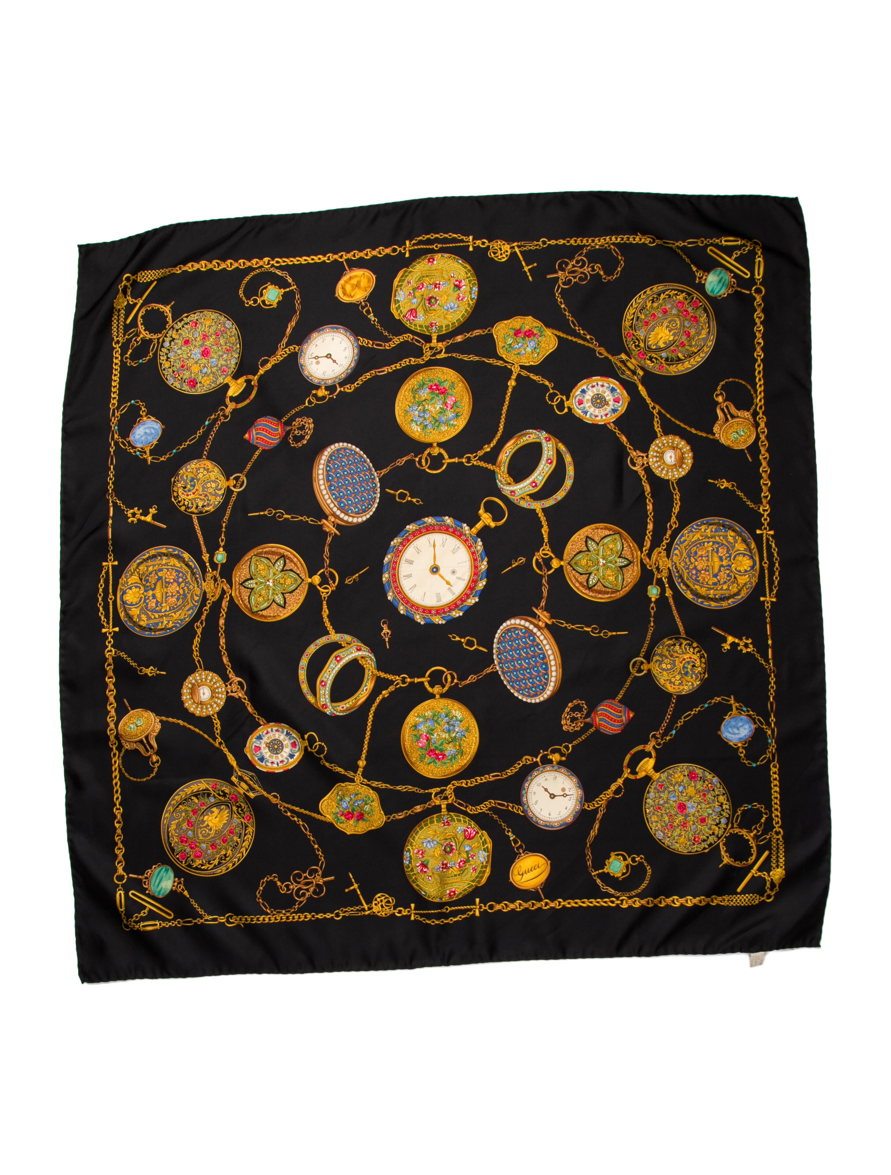 Gucci Silk Printed Scarf
