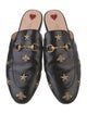 Gucci Horsebit Accent Leather Mules