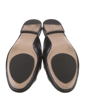 Gucci Horsebit Accent Leather Mules